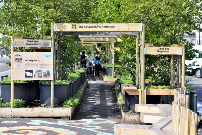 Impressions sur bois pour le Quai des Plantes, à Nantes