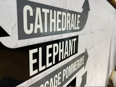 Impression d'adhésifs muraux