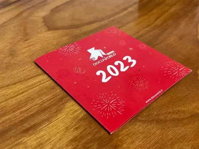 Carte de voeux Docuworld