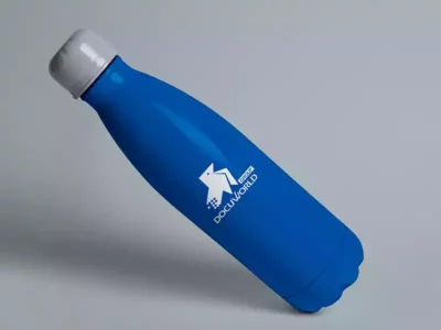 Impression sur bouteille en acier inoxydable