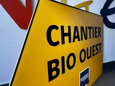 Panneau de chantier