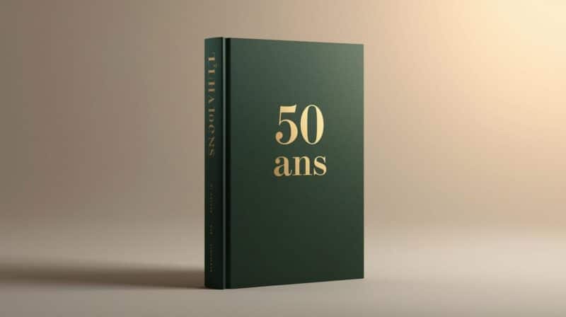 Livre anniversaire d’entreprise personnalisé